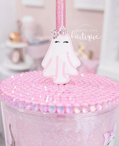 Cute Ghosty Straw Topper