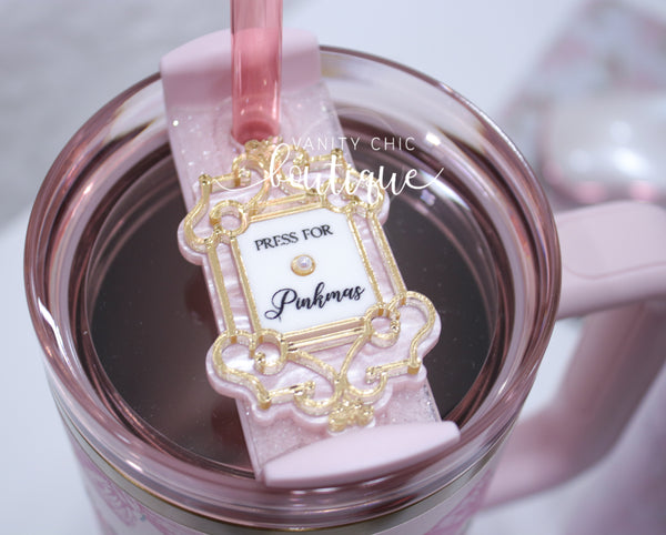 Press for Pinkmas/ Champagne Stanley Tag