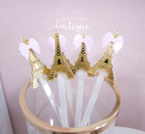 Eiffel Tower Coffee Stirrers