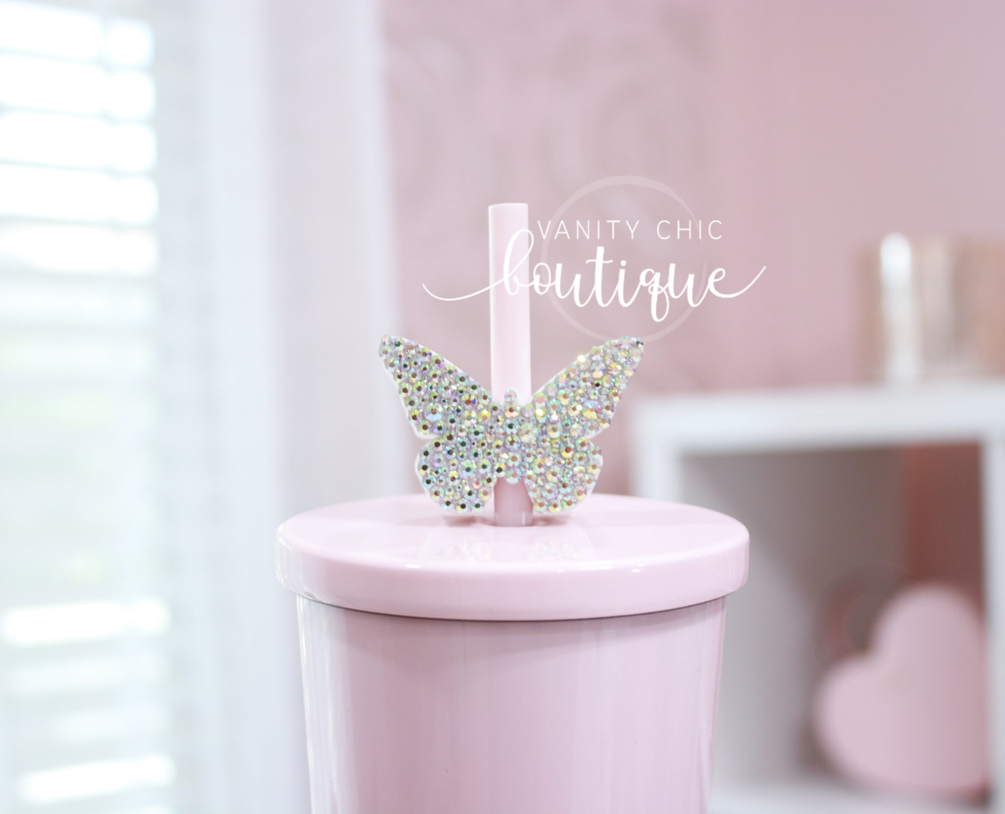 Glam Butterfly straw Topper – VanityChicBoutique
