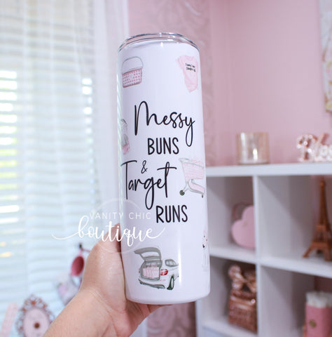 Pink Target Tumbler