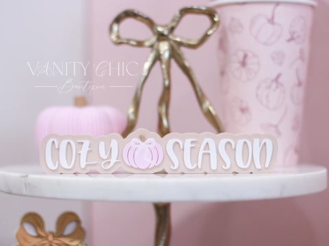 Cozy Season Decor Sign