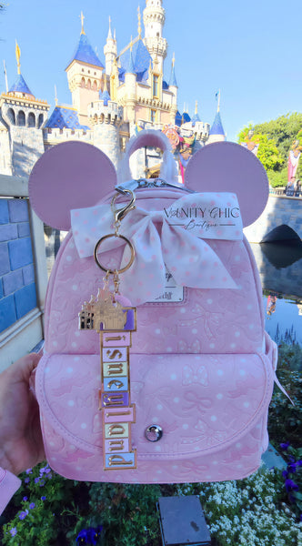 Pastel Marquee Bag Charm/ keychain