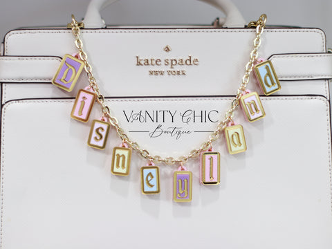 Pastel Charm Purse Chain