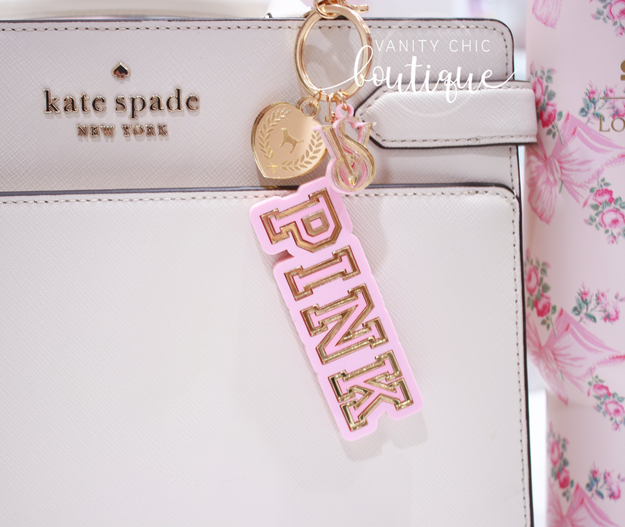 VS Pink Keychain/ Bag charm
