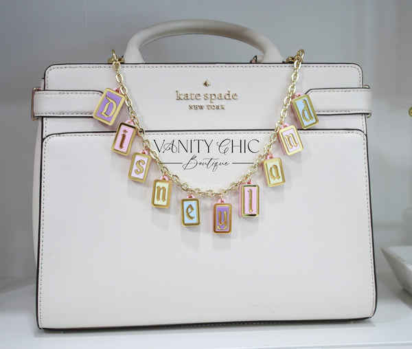 Pastel Charm Purse Chain