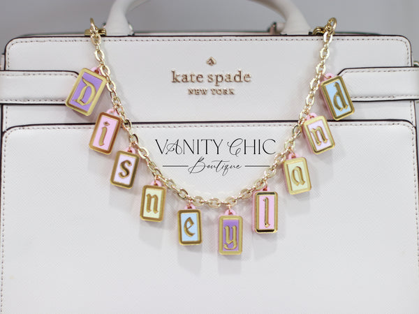 Pastel Marquee Charms Bag Chain