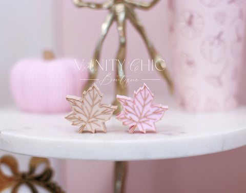 3D Maple Leaf Straw Topper