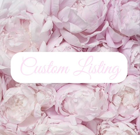 Custom Listing for Mayaxmiya
