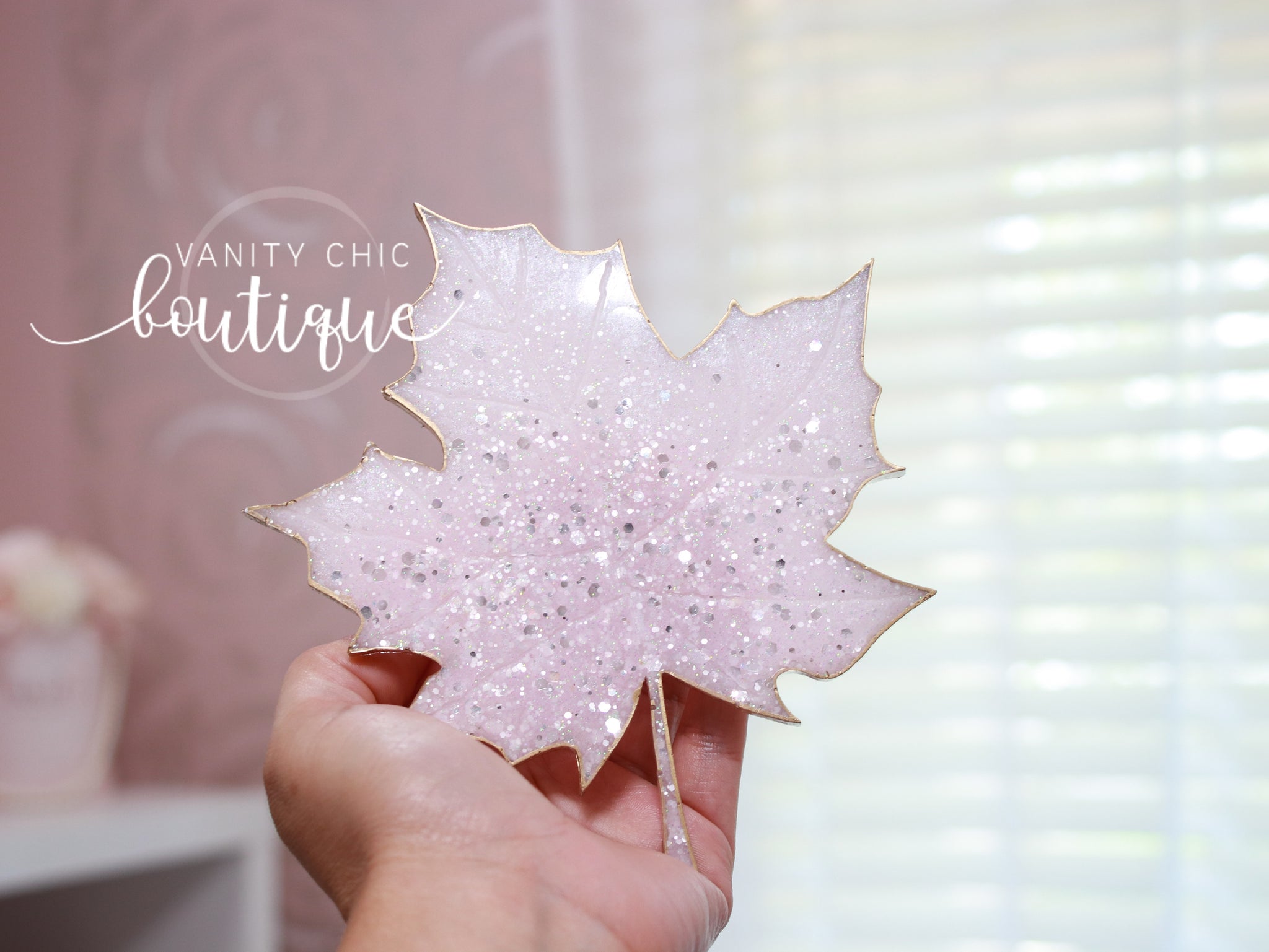 Fall Leaf Resin Coaster