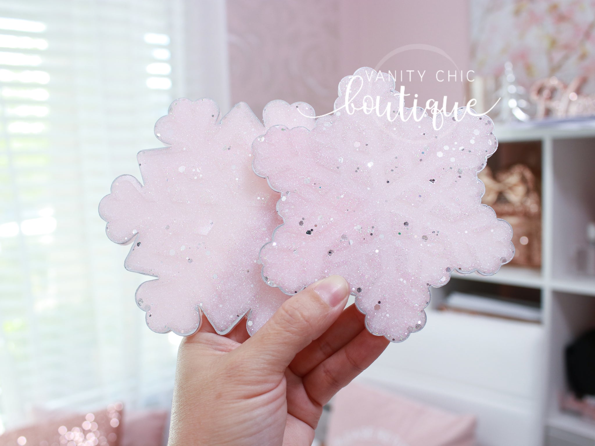 Snowflake Resin Coasters